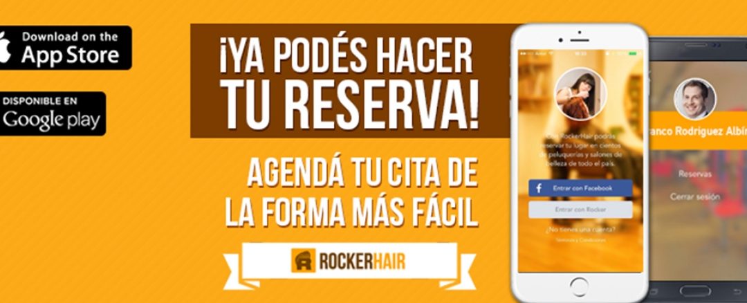 RockerHair, lanza app para agendar horario en centros estéticos