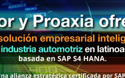 Seidor and Proaxia agree to distribute VSS solution for the automotive industry