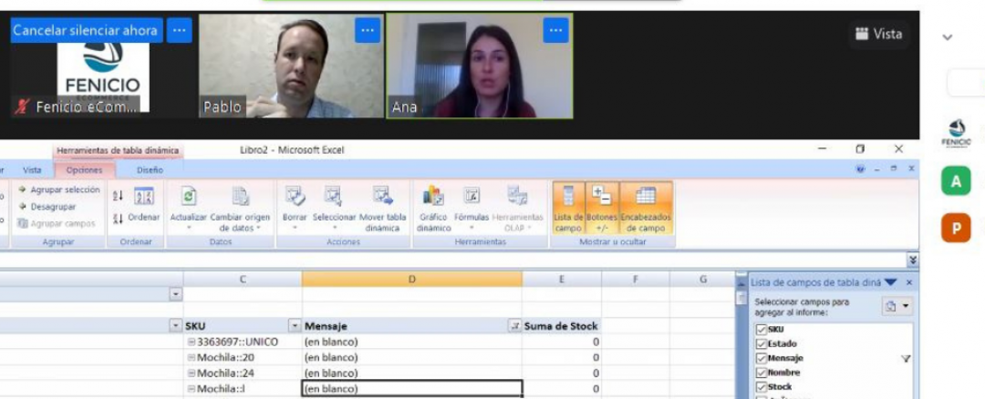 Excel aplicado a eCommerce fue la temática del nuevo taller de Fenicio Training