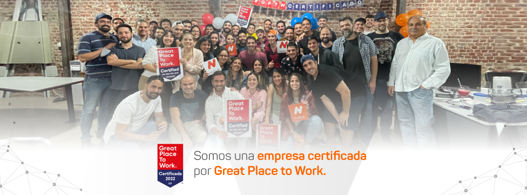 Nodum Software: Recibimos la certificación Great Place To Work 2022