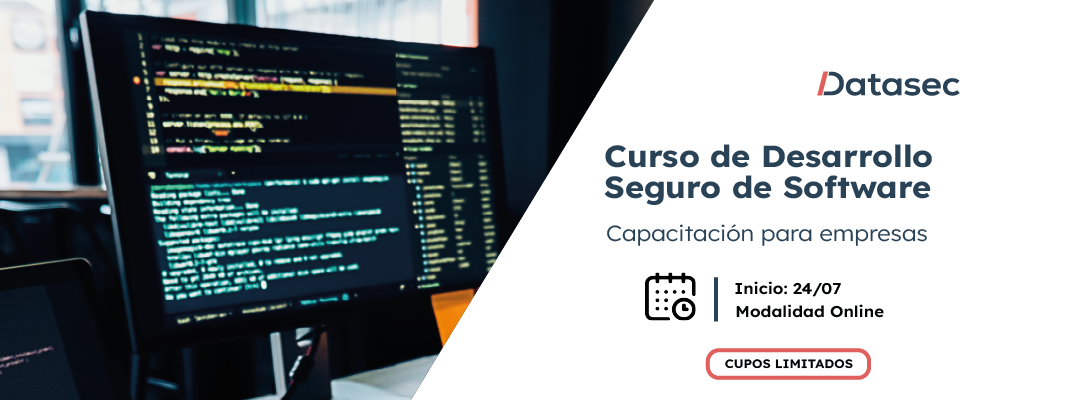 Curso de buenas prácticas para el Desarrollo Seguro de software orientado a empresas.