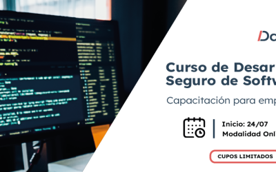 Curso de buenas prácticas para el Desarrollo Seguro de software orientado a empresas.