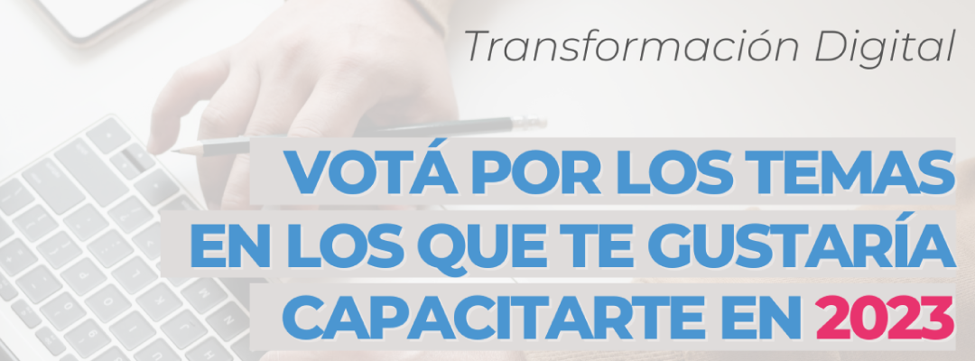 Está disponible la votación de los temas para el Ciclo II de Capacitaciones de CEDU