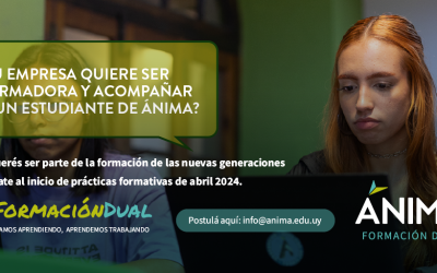 ¿Tu empresa quiere ser Formadora y acompañar a un estudiante de ÁNIMA?