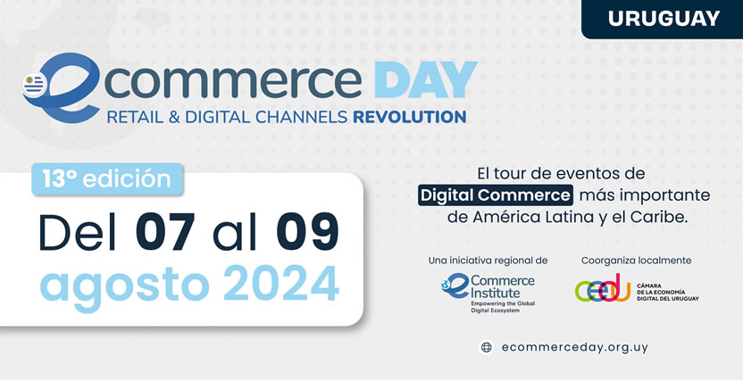 Últimas tendencias del comercio electrónico se presentarán en el eCommerce Day Uruguay