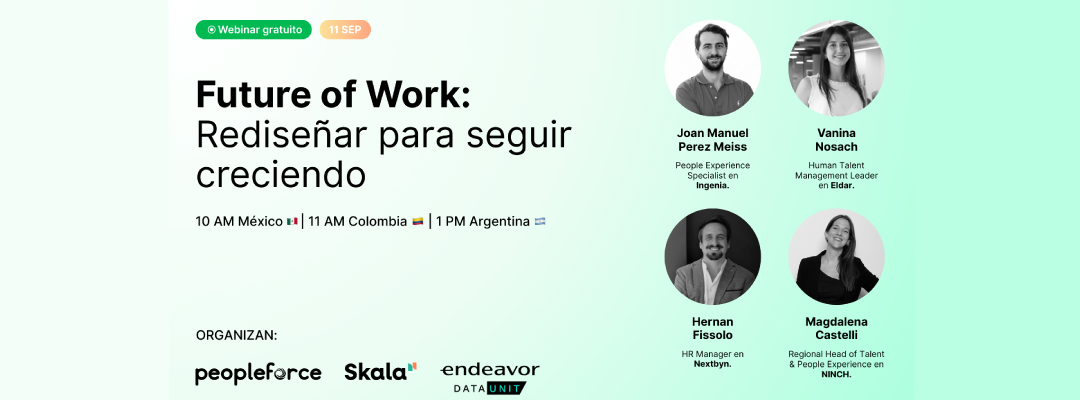 Webinar: Así rediseñan RRHH las scaleups más exitosas de LATAM