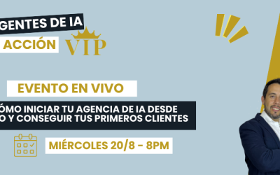 Pymbú invita a participar de la clase gratuita: “Cómo iniciar tu agencia de Inteligencia Artificial y conseguir tus primeros clientes”